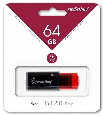  SMARTBUY (SB64GBCL-K) 64GB CLICK black/red