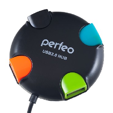  PERFEO (PF_4283) USB-HUB PF-VI-H020 4 PORT 