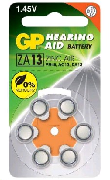   GP (3685) ZA13-6BL Hearing Aid (ZA13FRA-9D6) (PR48)