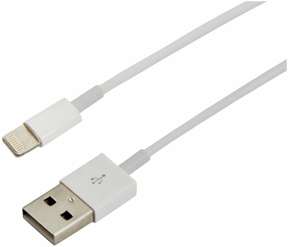  REXANT (18-1121) USB-Lightning   iPhone/PVC/white/1m/REXANT