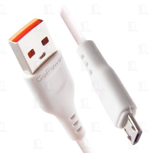 - GOPOWER (00-00018563)  GP01M USB (m)-microUSB (m) 1.0 2.4A