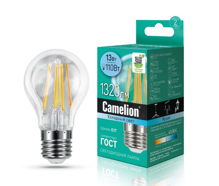  CAMELION (13717) LED13-A60-FL/845/E27