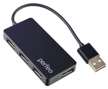 PERFEO (PF_C3217) USB-HUB 4 Port, (PF-VI-H023 Black) 