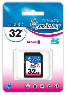  SMARTBUY (SB32GBSDCL10-00) SDHC 32GB Class10