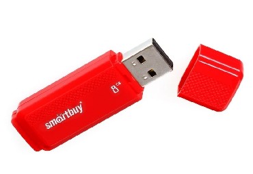 USB  SMARTBUY (SB8GBDK-R) 8GB DOCK RED