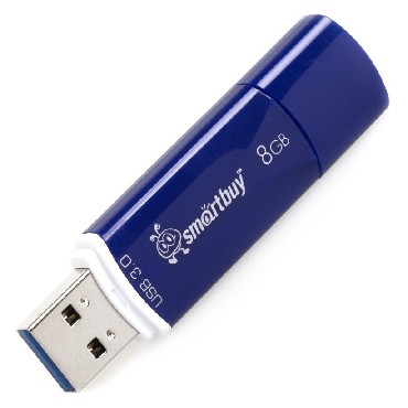 USB  SMARTBUY (SB8GBCRW-Bl) 8GB CROWN BLUE USB 3.0