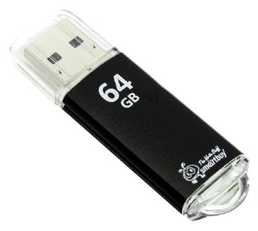 USB  SMARTBUY (SB64GBVC-K) 64GB V-CUT BLACK