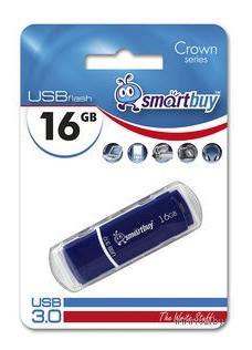 USB  SMARTBUY (SB16GBCRW-BL) 16GB CROWN BLUE USB 3.0
