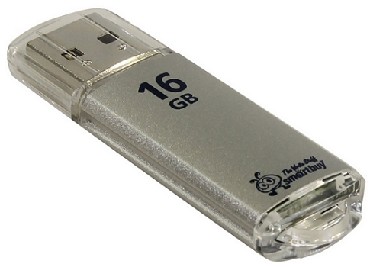 USB  SMARTBUY 16GB V-CUT SILVER