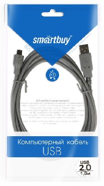  SMARTBUY (K-740-200) USB2.0 A--> MICRO B 5P...