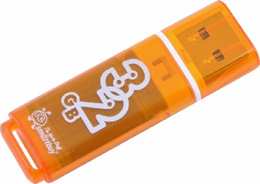 USB  SMARTBUY (SB32GBGS-Or) 32GB GLOSSY SERIES ORANGE