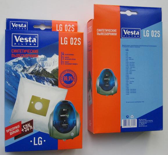  VESTA FILTER LG 02S  . 4.+2 