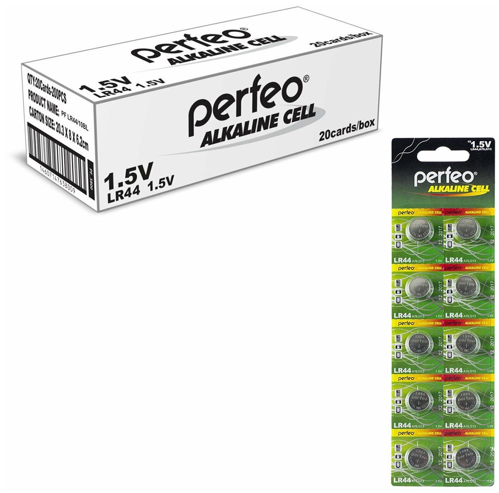   PERFEO LR44-10BL A76 G13 ALKALINE CELL (10)