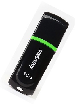 USB  SMARTBUY (SB16GBPN-K) 16GB PAEAN BLACK