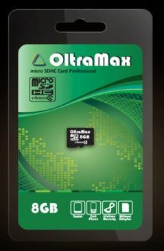  OLTRAMAX MicroSDHC 8GB Class4 [OM008GCSDHC4-W/A-AD]