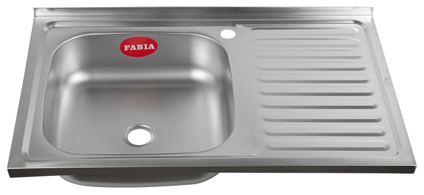 Мойка накладная FABIA м00005 Мойка 50 х 80 см левая