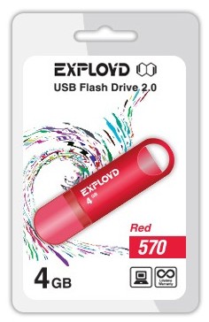  EXPLOYD 4GB 570  [EX-4GB-570-Red]