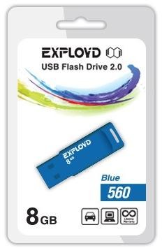 USB - EXPLOYD 8GB-560- [EX-8GB-560-Blue]