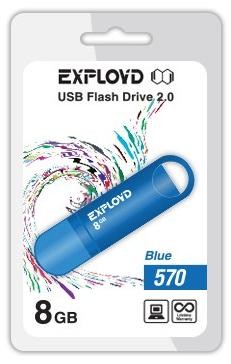 USB - EXPLOYD 8GB 570  [EX-8GB-570-Blue]