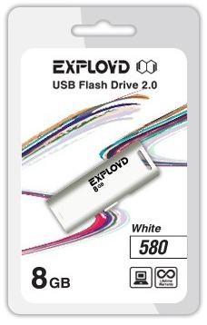 USB - EXPLOYD 8GB 580  [EX-8GB-580-White]