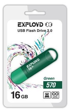 USB - EXPLOYD 16GB 570  [EX-16GB-570-Green]