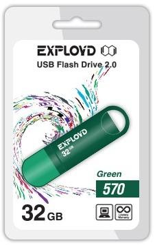 USB - EXPLOYD 32GB 570  [EX-32GB-570-Green]