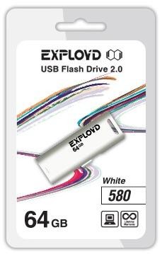 USB - EXPLOYD 64GB 580  [EX-64GB-580-White]