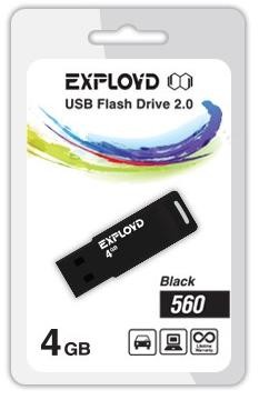 USB - EXPLOYD 4GB 560  [EX-4GB-560-Black]