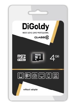   DIGOLDY MicroSDHC 4GB Class10 - /