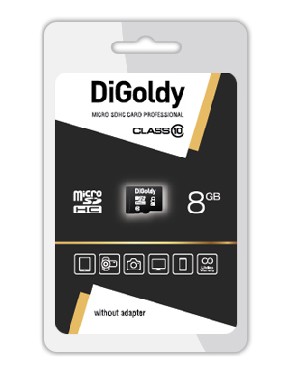   DIGOLDY MicroSDHC 8GB Class10 - /
