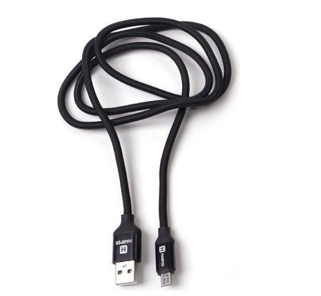 USB  HARPER BRCH-310 BLACK USB - MICROUSB 1
