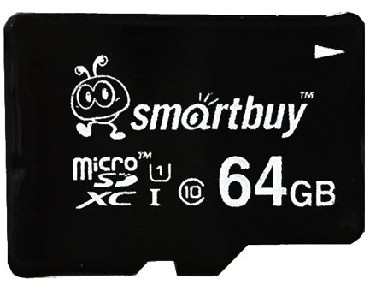   SMARTBUY (SB64GBSDCL10-00) MicroSDXC 64GB Class10 UHS-1