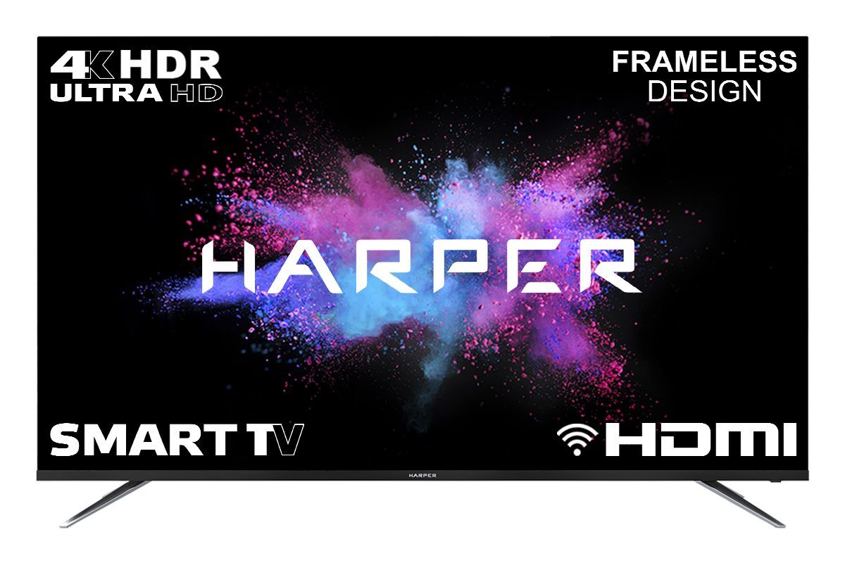 LED-��������� HARPER 65U750TS-T2 UHD 4K SMART TV �����������