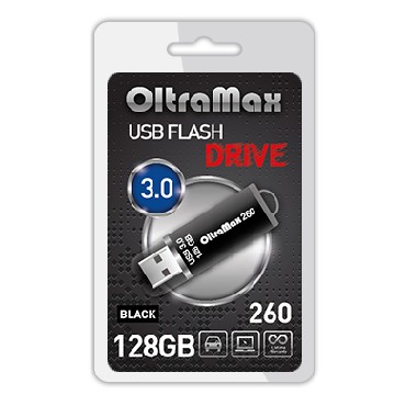  OLTRAMAX OM-128GB-260-Black 3.0 черный