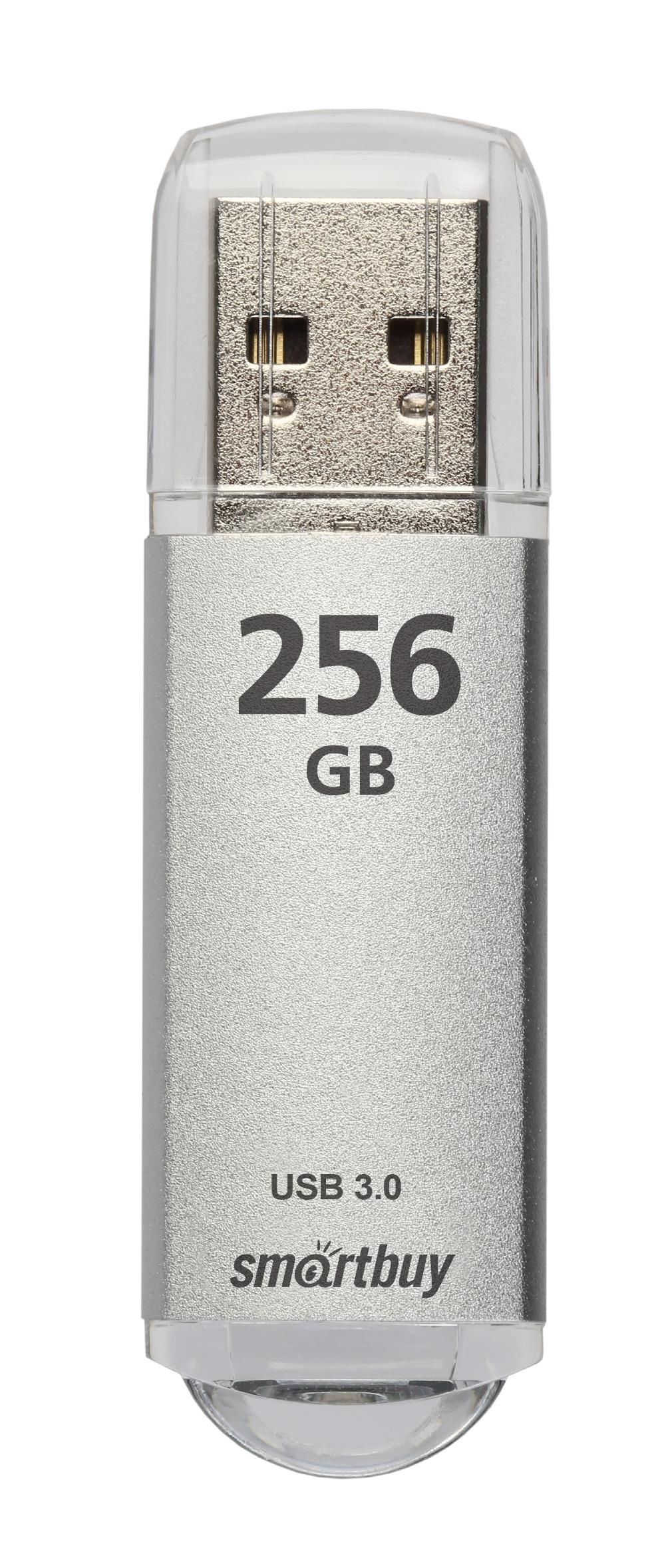  SMARTBUY 256 GB V-CUT SILVER USB3.0