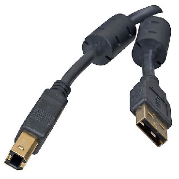  USB 5BITES UC5010-018A EXPRESS USB2.0 / AM-BM / FERRITES / 1.8M / BLACK