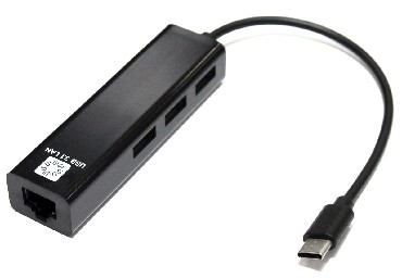 ����������-������� 5BITES UA3C-45-09BK USB3.1 / 3*USB2.0 / RJ45 100MB / BLACK
