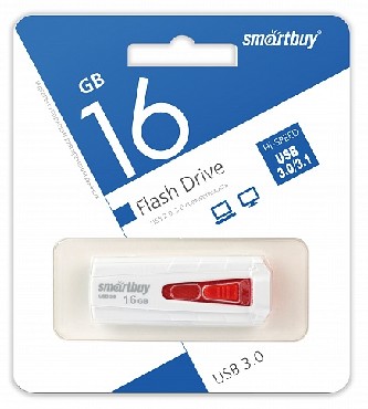  SMARTBUY (SB16GBIR-W3) 16GB IRON WHITE/RED USB3.0