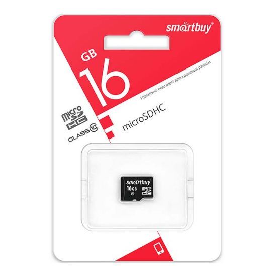   SMARTBUY (SB16GBSDCL10-00LE) MicroSDHC 16GB lass10 LE