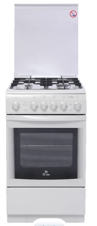 Плита газовая DE LUXE 506040.03Г (916802) бел.