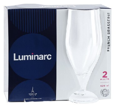 Посуда LUMINARC ФРАНЦУЗСКИЙ РЕСТОРАНЧИК наб. бокалов для пива 2шт 620мл (N6027)