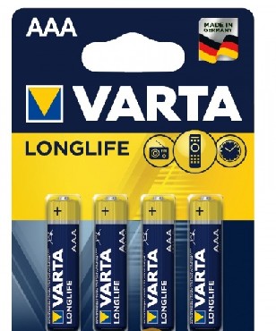   VARTA LR03 AAA BL4 LONGLIFE ALKALINE 1.5V (4103) (4103113414)