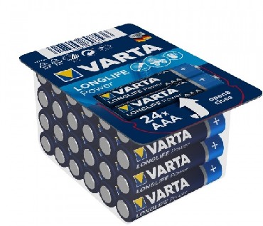   VARTA LR03 AAA BOX24 LONGLIFE POWER ALKALINE 1.5V (4903)