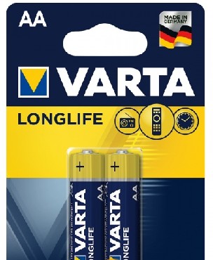   VARTA LR6 AA BL2 LONGLIFE ALKALINE 1.5V (4106) (4106113412)