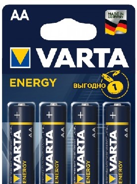  VARTA LR6 AA BL4 ENERGY ALKALINE 1.5V (4106) (4106213414)