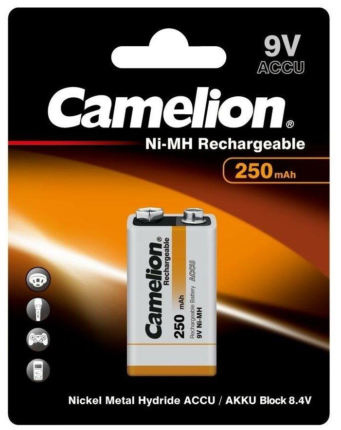  CAMELION (5014) 9V-250mAh Ni-Mh BL-1 (NH-9V250BP1, ,9)