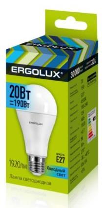   ERGOLUX (13183) LED-A65-20W-E27-4K