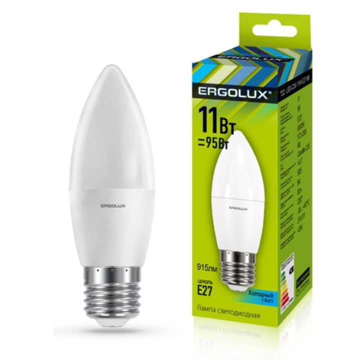   ERGOLUX (13622) LED-C35-11W-E27-4K