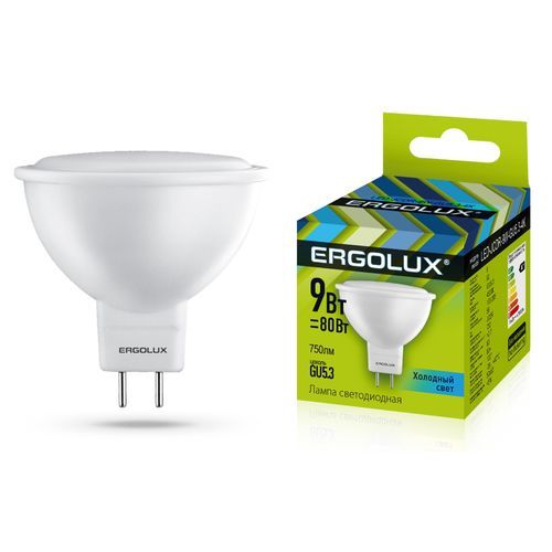   ERGOLUX (13625) LED-JCDR-9W-GU5.3-4K