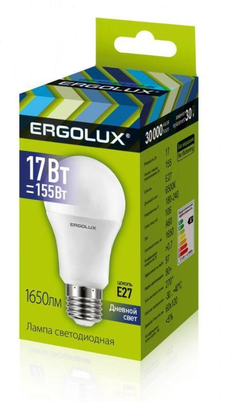  ERGOLUX (13181) LED-A60-17W-E27-6K